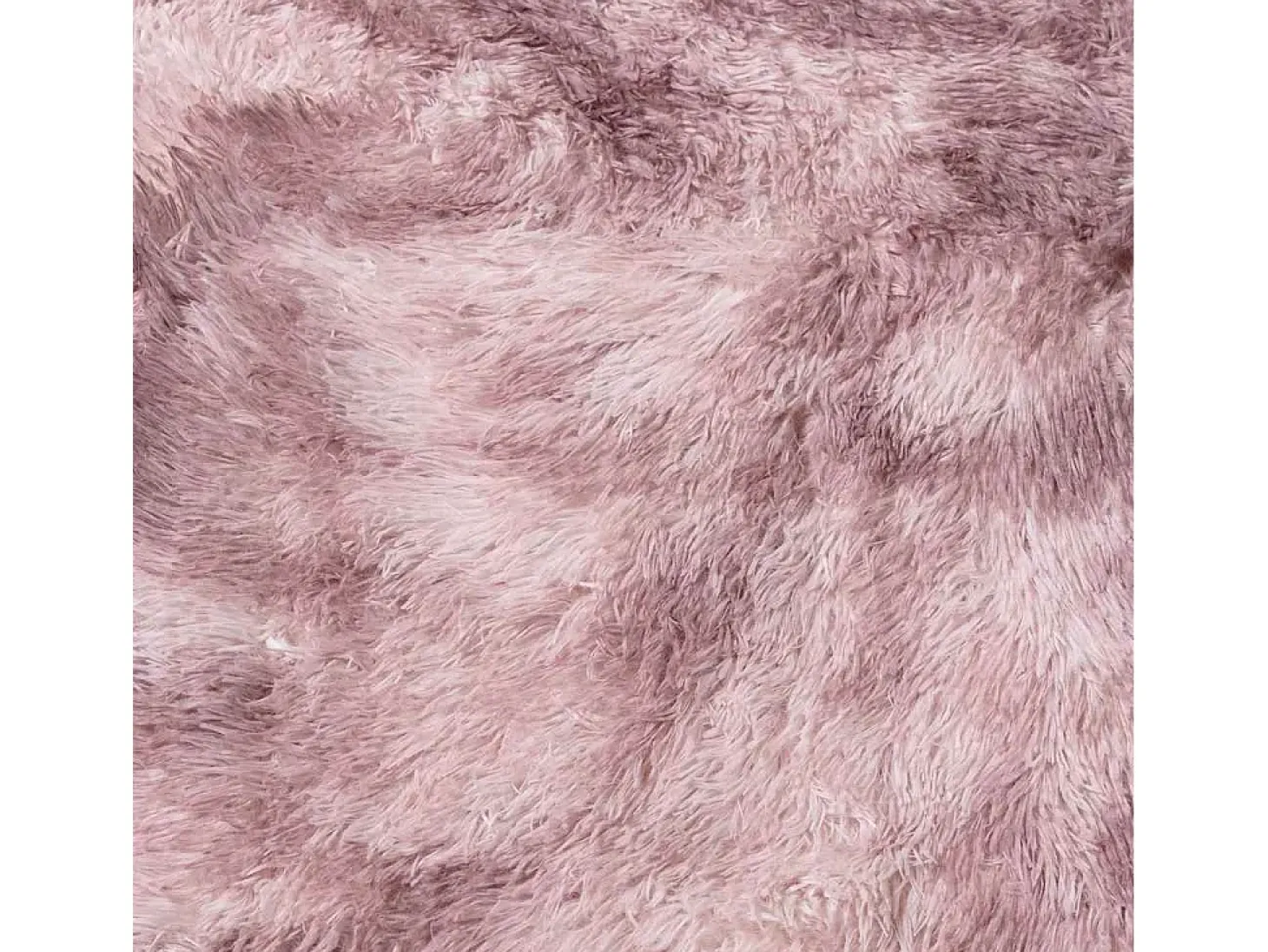 Alfombra NAVARRA Shaggy Rosa Empolvado 120x120 cm