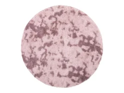 Alfombra NAVARRA Shaggy Rosa Empolvado 120x120 cm