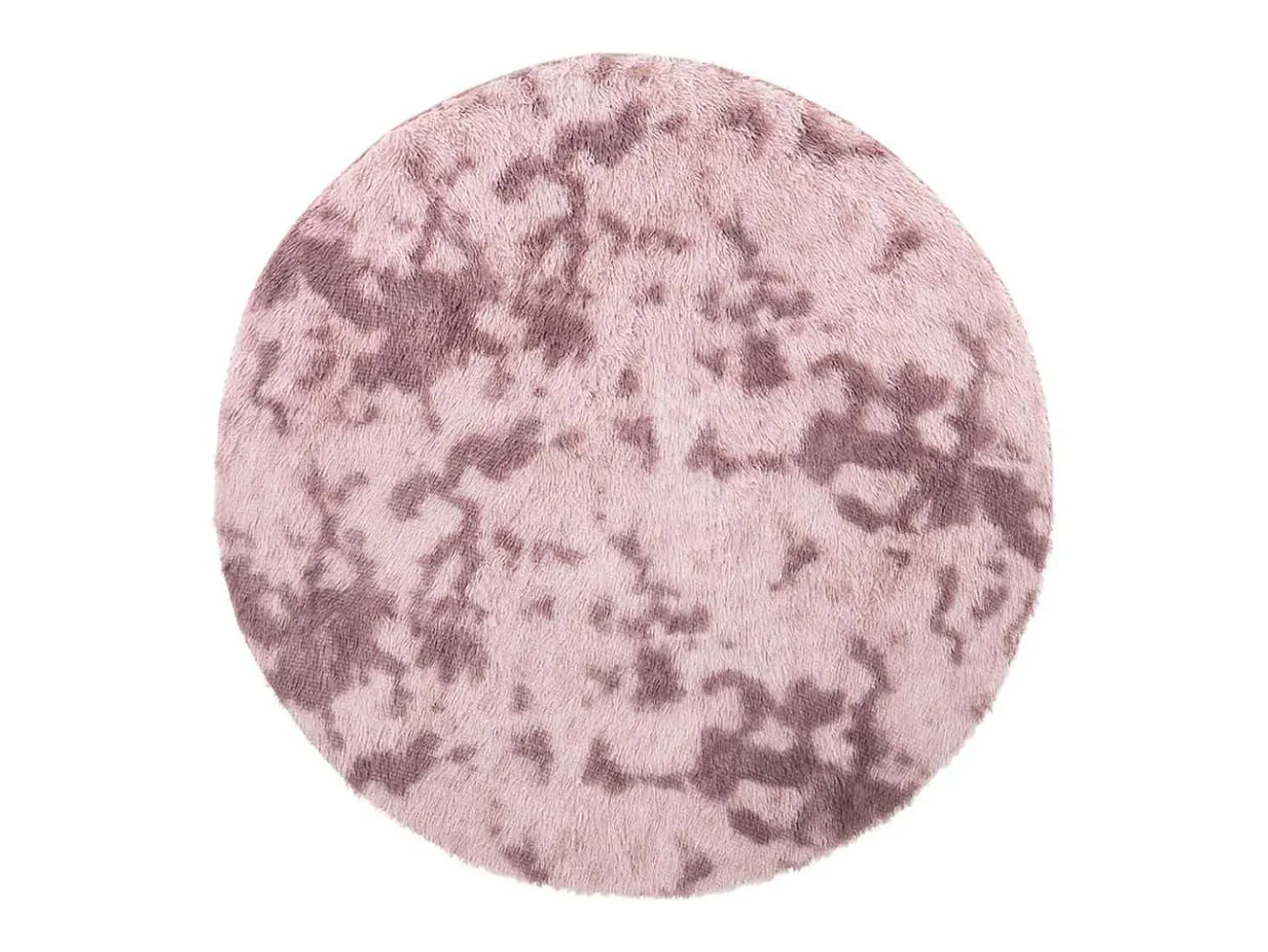 Alfombra NAVARRA Shaggy Rosa Empolvado 120x120 cm
