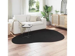 Alfombra negra 160 x 230 cm Poliéster