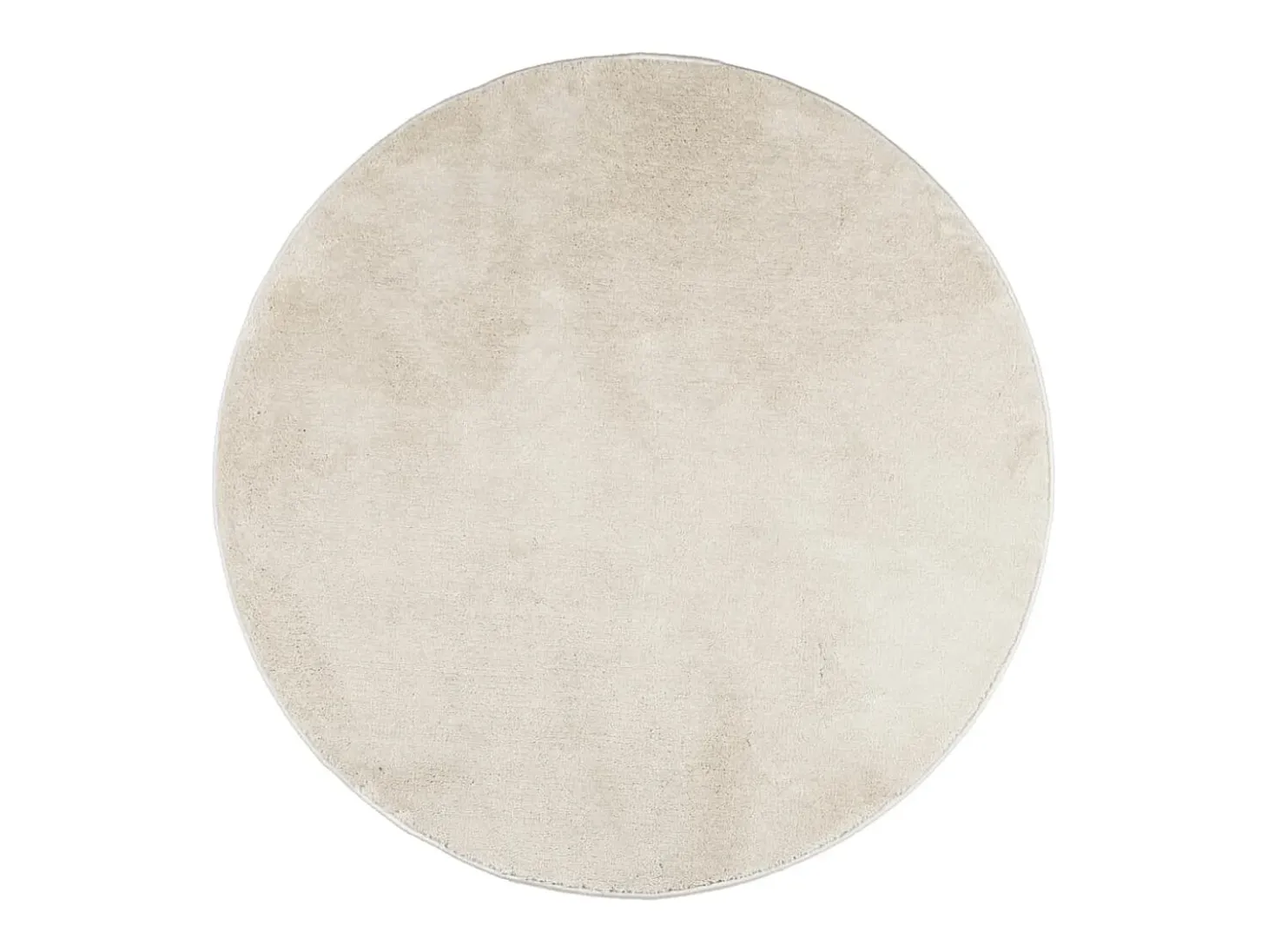 Alfombra OVIEDO de pelo corto beige Ø 160 cm
