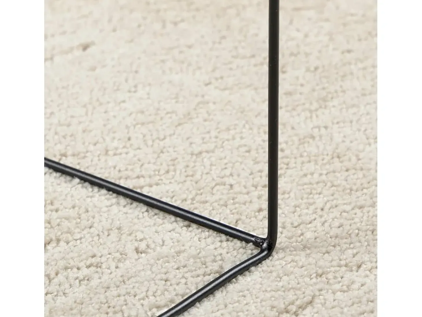 Alfombra OVIEDO de pelo corto beige Ø 160 cm