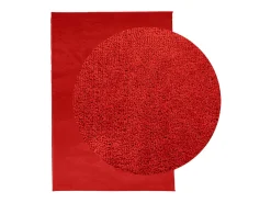 Alfombra OVIEDO pelo corto roja 160x230 cm