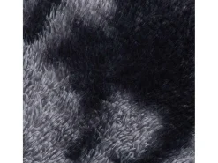 Alfombra peluda NAVARRA gris oscuro 160x160 cm