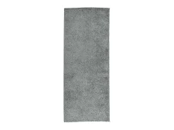 Alfombra peluda PAMPLONA, pelo largo, verde moderno, 80x200 cm
