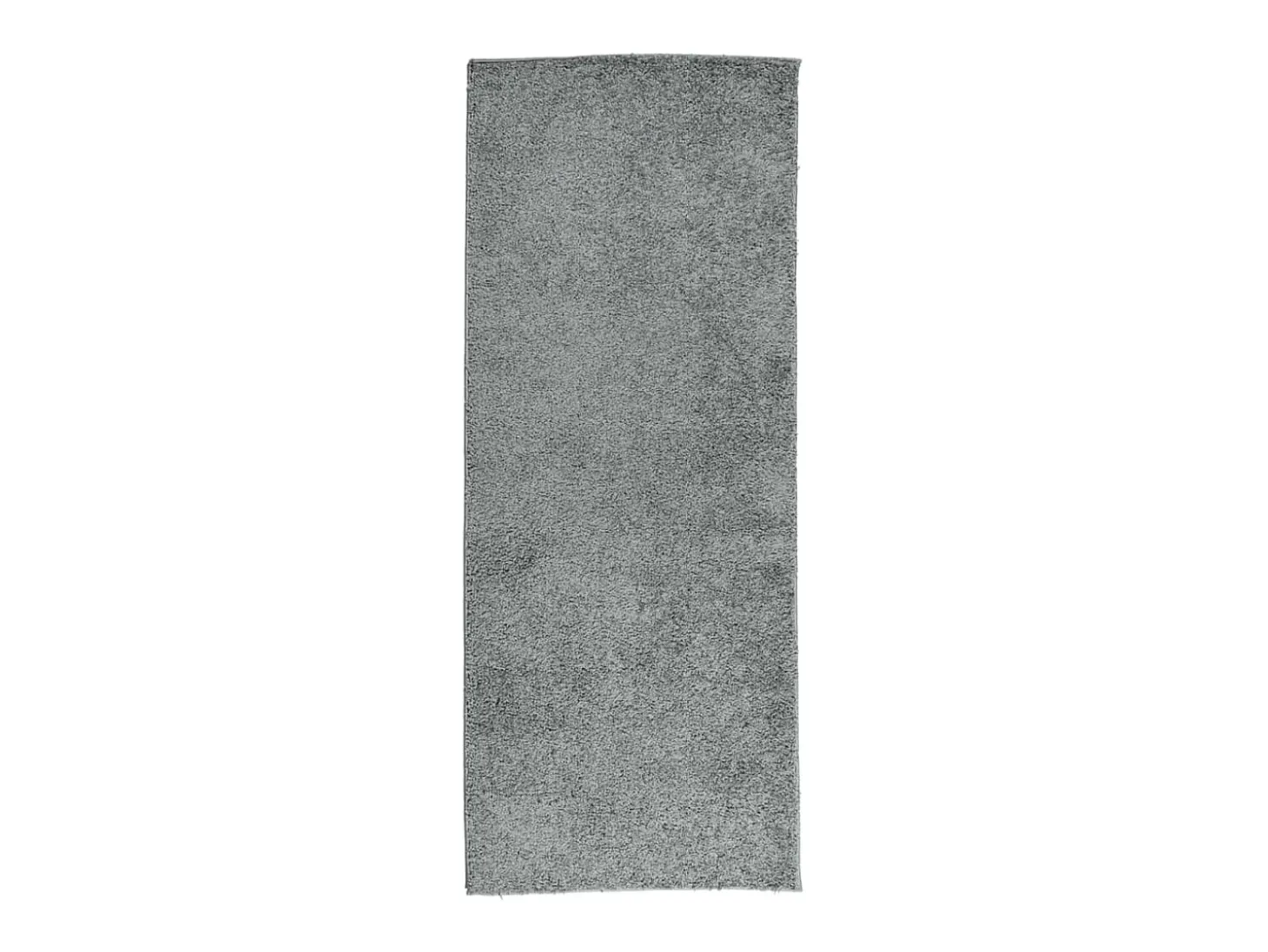 Alfombra peluda PAMPLONA, pelo largo, verde moderno, 80x200 cm