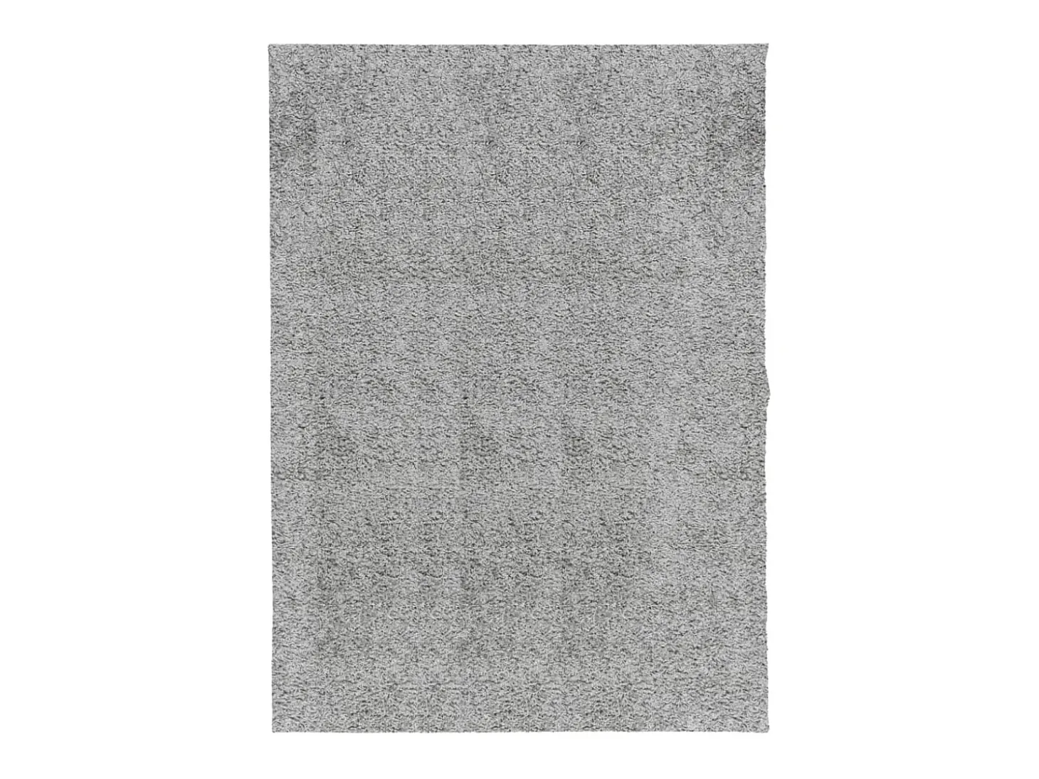 Alfombra peluda PAMPLONA, pelo largo, moderna, gris, 140x200 cm