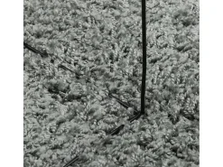 Alfombra peluda PAMPLONA, pelo largo, verde moderno, 80x250 cm