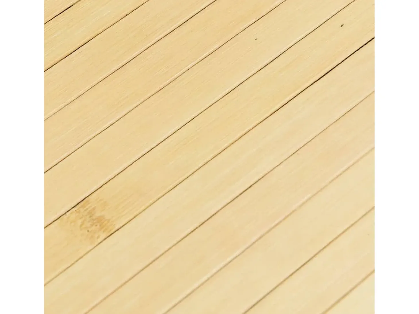 Alfombra rectangular de luz natural 100x200 cm bambú
