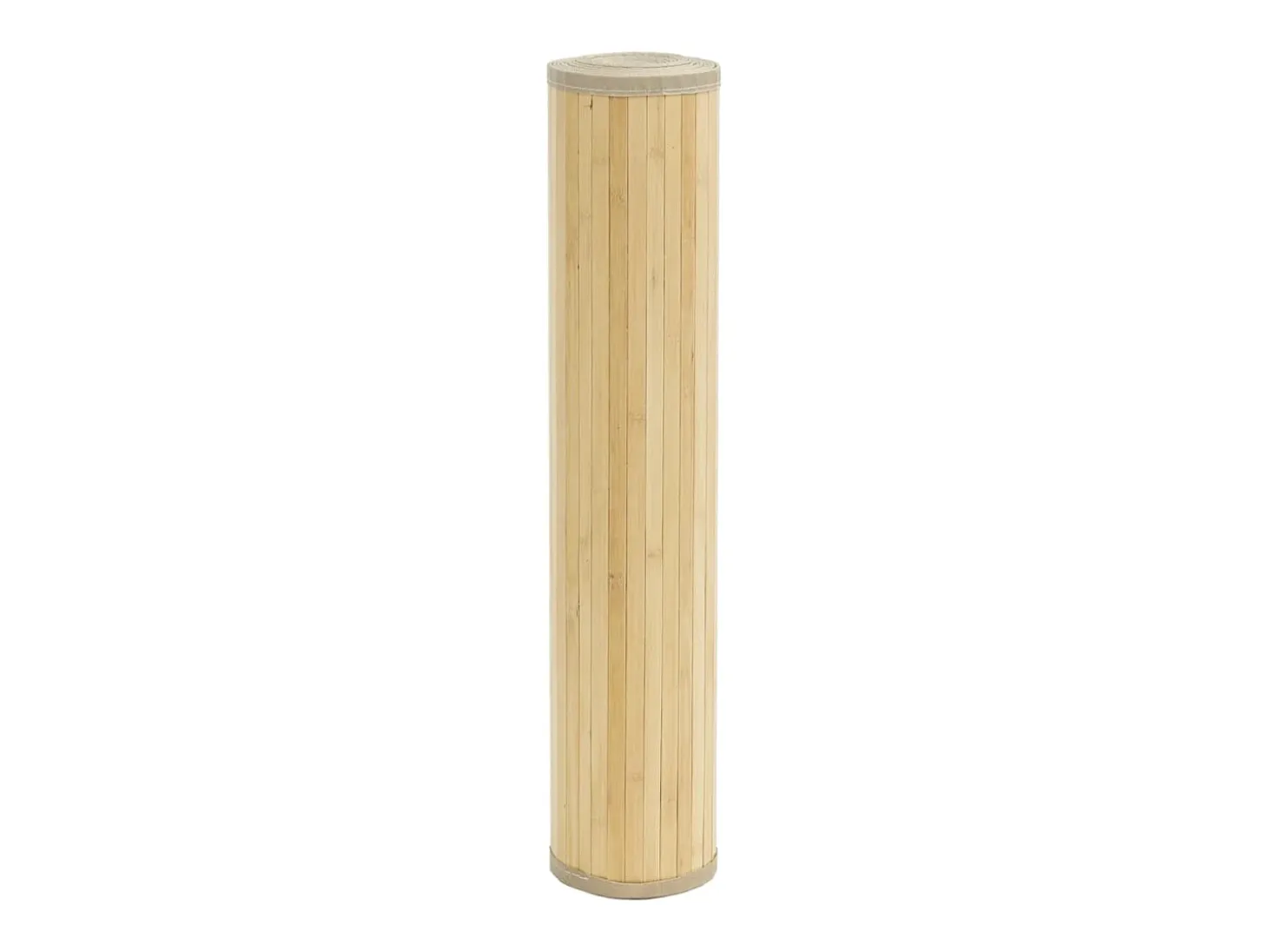 Alfombra rectangular de luz natural 100x200 cm bambú