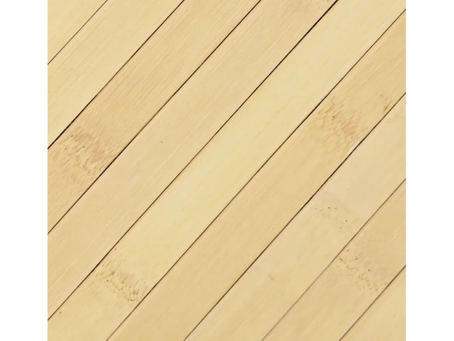 Alfombra rectangular de luz natural 100x100 cm bambú
