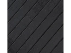 Alfombra rectangular gris 100x1000 cm bambú