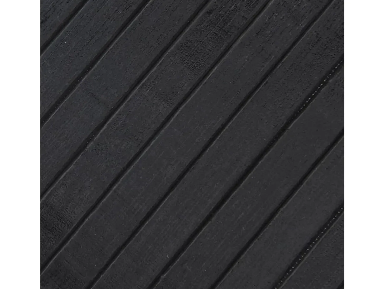 Alfombra rectangular gris 70x300 cm bambú
