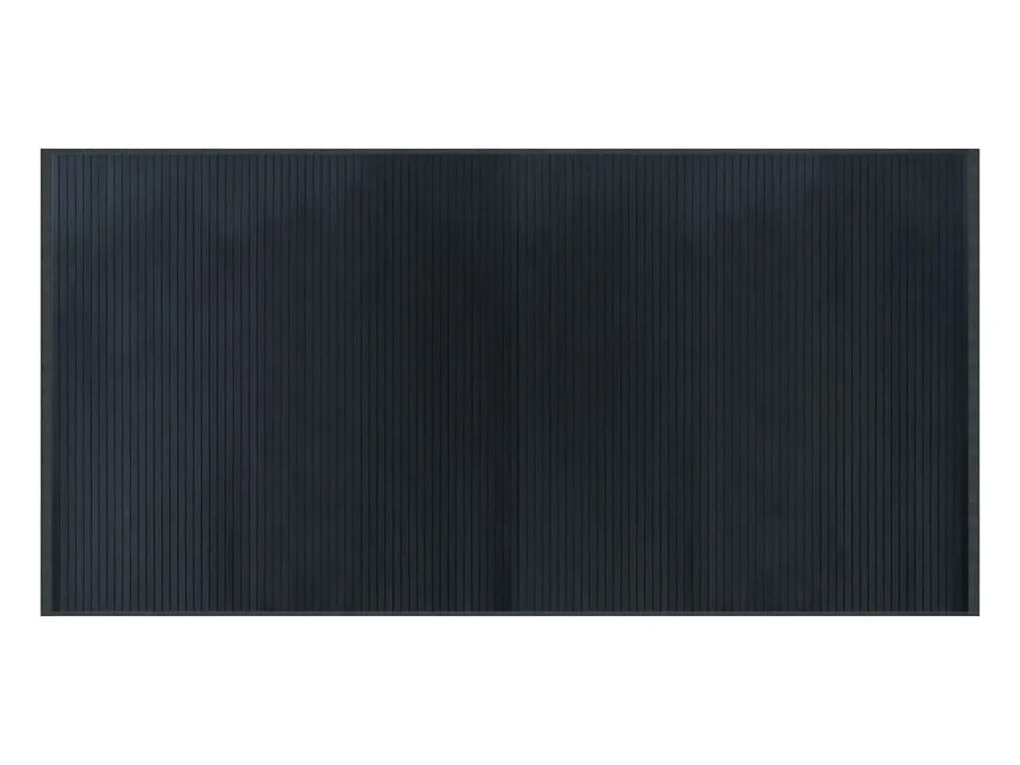 Alfombra rectangular gris 100x200 cm bambú