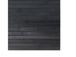 Alfombra rectangular gris 100x200 cm bambú