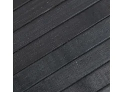 Alfombra rectangular gris 100x200 cm bambú