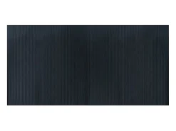 Alfombra rectangular gris 100x200 cm bambú