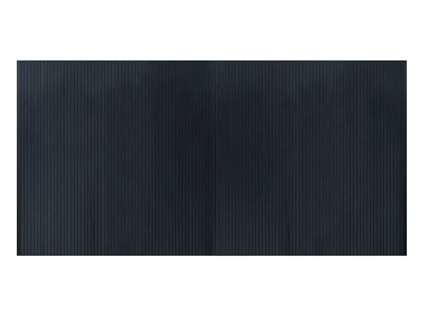 Alfombra rectangular gris 100x200 cm bambú