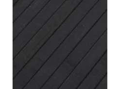 Alfombra rectangular gris 80x300 cm bambú