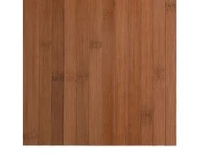 Alfombra rectangular marrón 60x500 cm bambú
