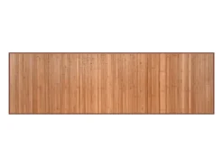 Alfombra rectangular natural de bambú 60x200 cm