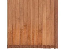 Alfombra rectangular natural de bambú 60x200 cm