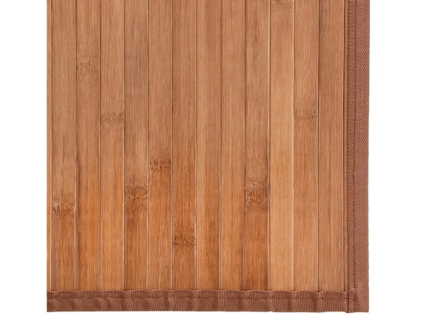 Alfombra rectangular natural de bambú 80x200 cm