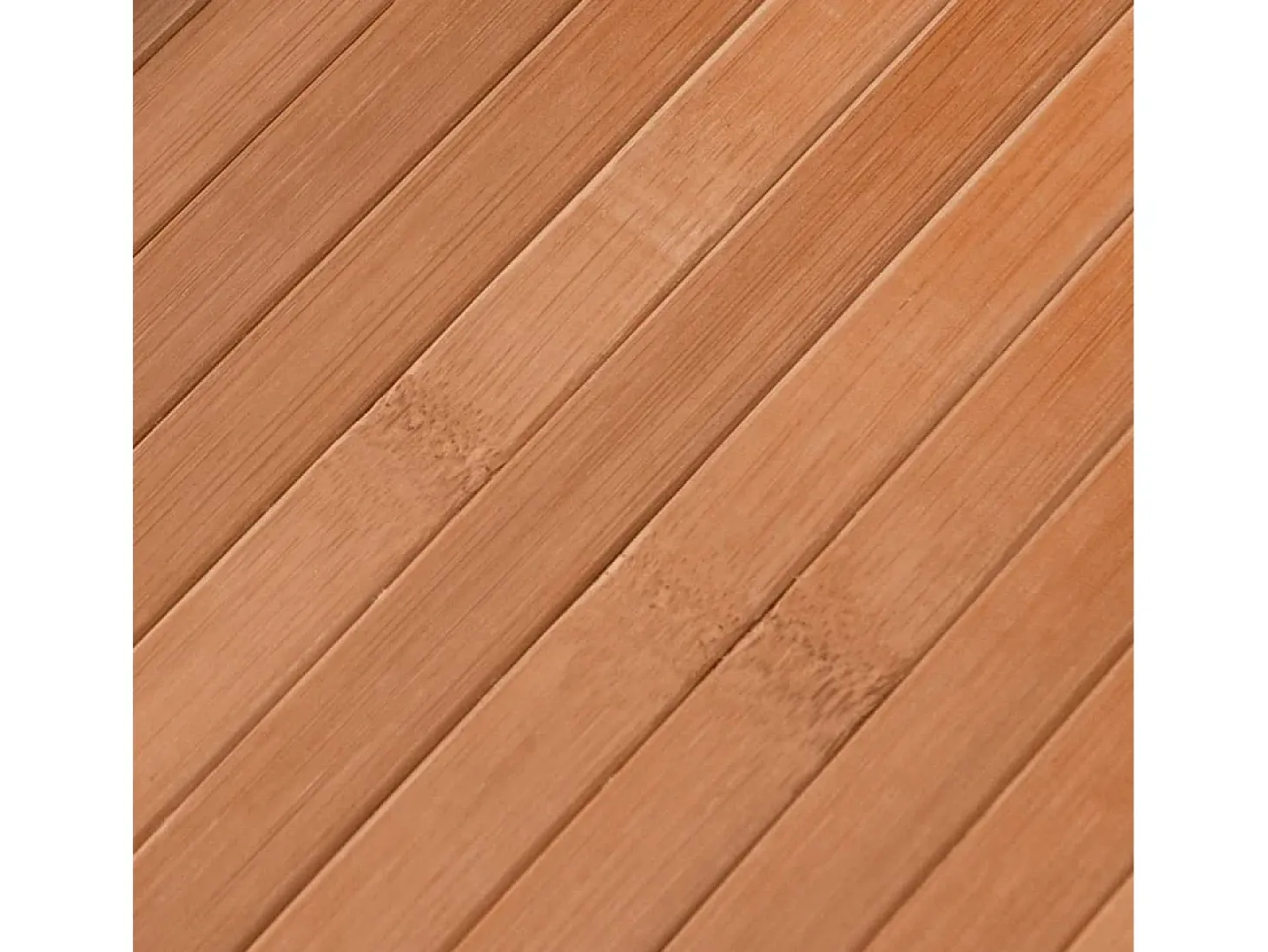 Alfombra rectangular natural de bambú 80x200 cm