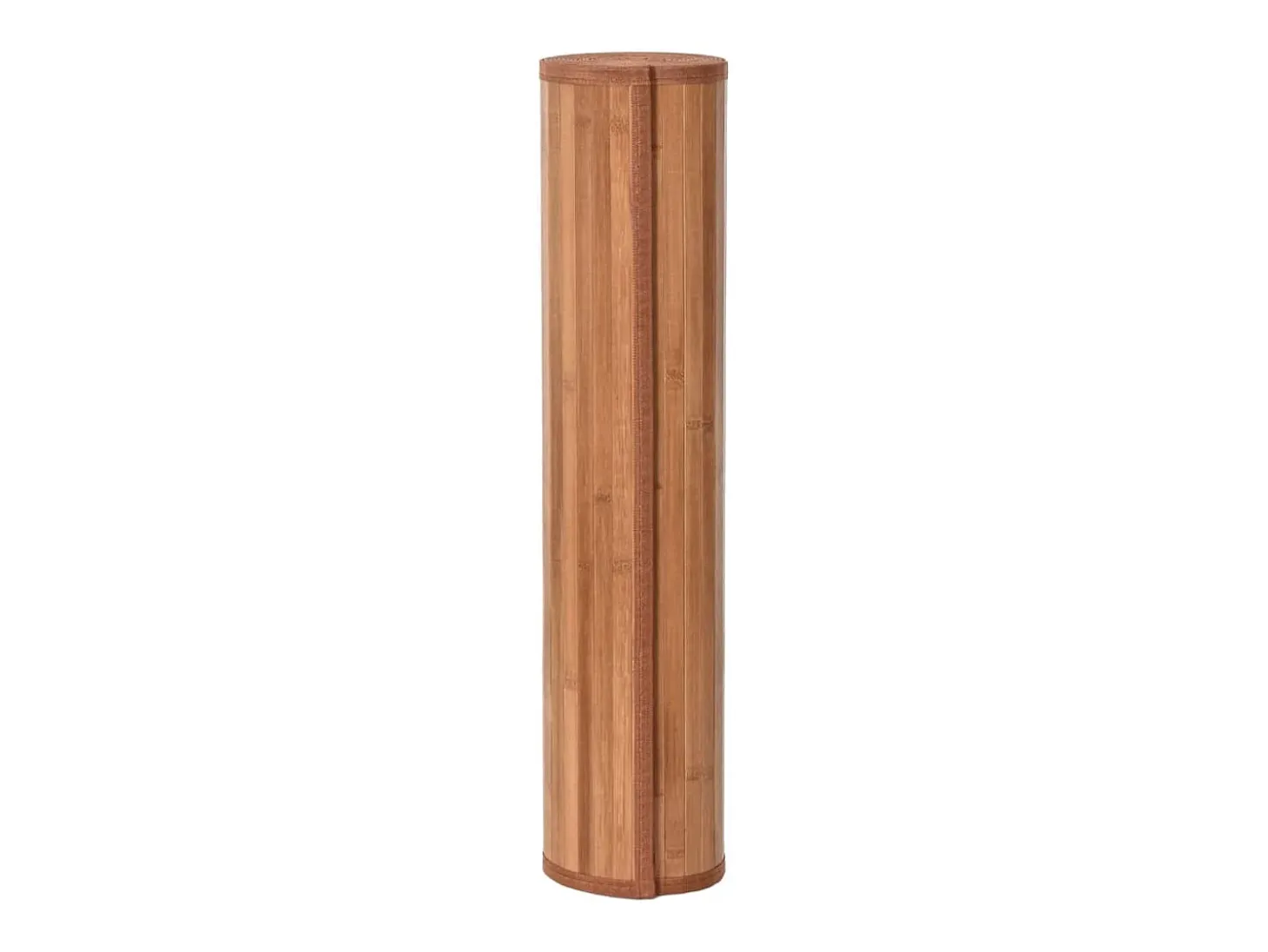 Alfombra rectangular natural de bambú 80x200 cm