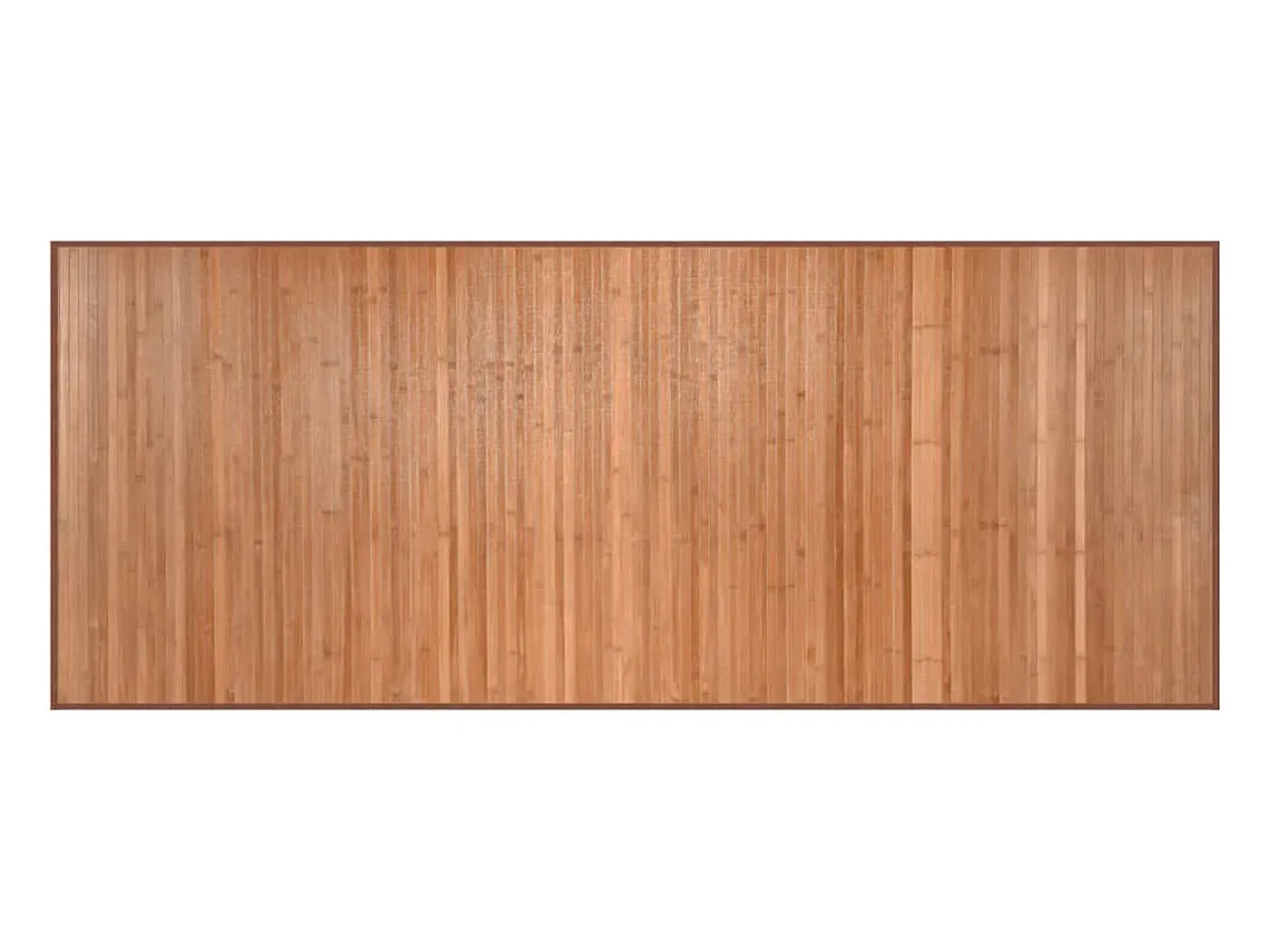 Alfombra rectangular natural de bambú 80x200 cm