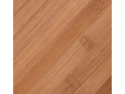 Alfombra rectangular natural de bambú 80x300 cm