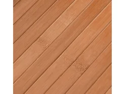 Alfombra rectangular natural de bambú 80x300 cm