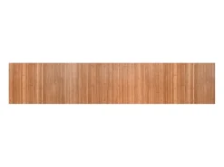 Alfombra rectangular natural de bambú 60x300 cm