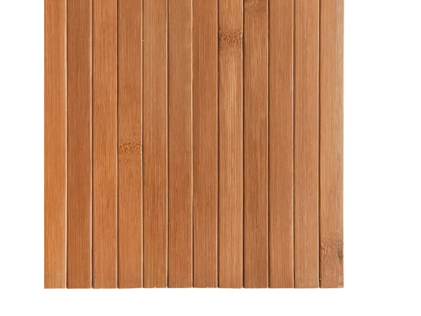 Alfombra rectangular natural de bambú 70x200 cm
