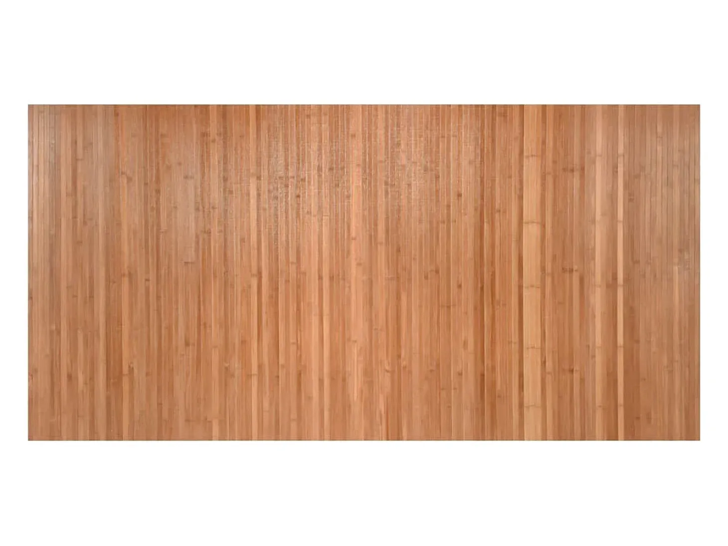 Alfombra rectangular natural de bambú 100x200 cm