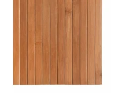 Alfombra rectangular natural de bambú 80x200 cm