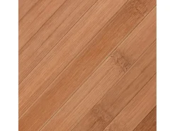 Alfombra rectangular natural de bambú 80x200 cm