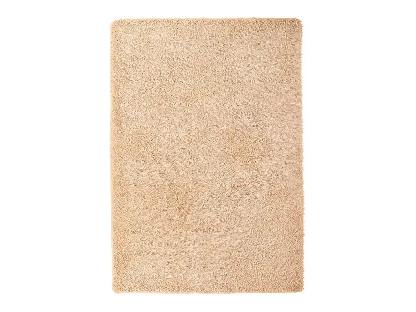 Alfombra shaggy de pelo largo NAVARRA beige 160x230 cm poliéster