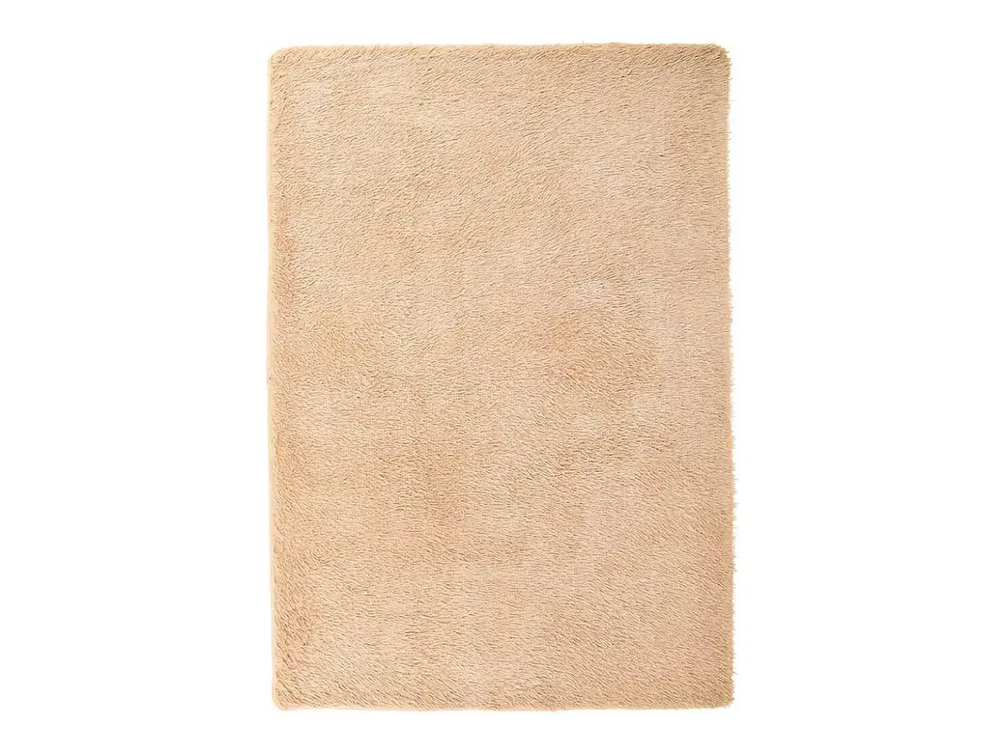 Alfombra shaggy de pelo largo NAVARRA beige 120x170 cm poliéster