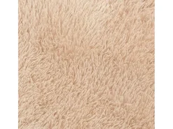 Alfombra shaggy de pelo largo NAVARRA beige 200x290 cm poliéster