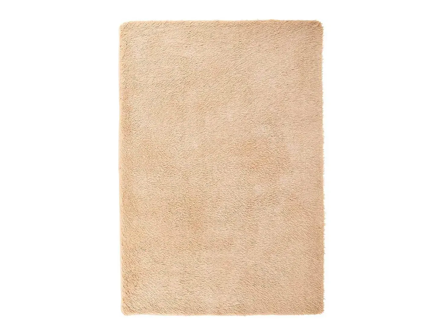 Alfombra shaggy de pelo largo NAVARRA beige 200x290 cm poliéster