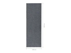 Alfombra 100x350 cm Gris