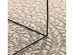 Alfombra ZIZUR color crema 200x290 cm efecto yute interior y exterior