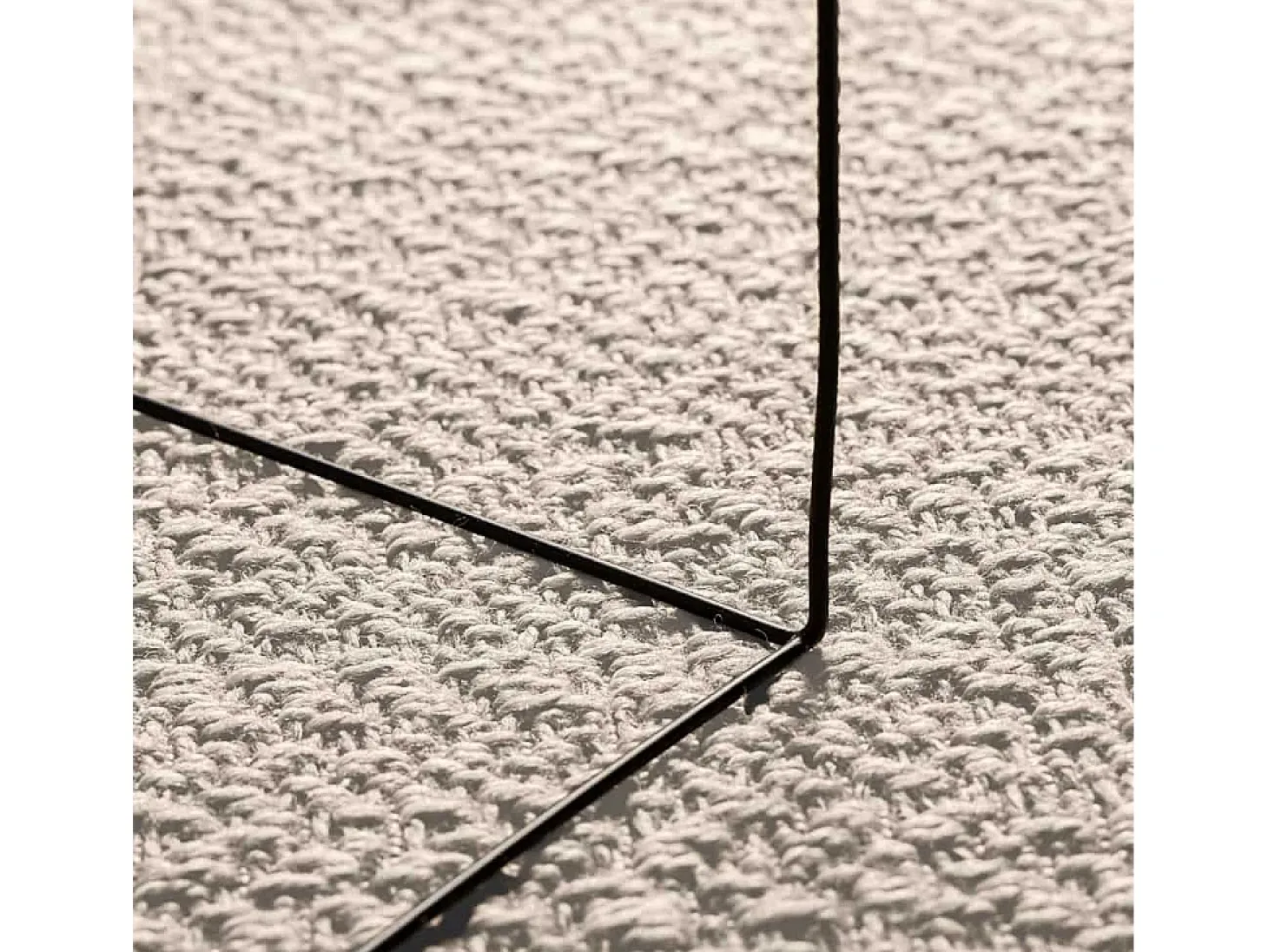 Alfombra ZIZUR color crema 140x200 cm efecto yute interior y exterior