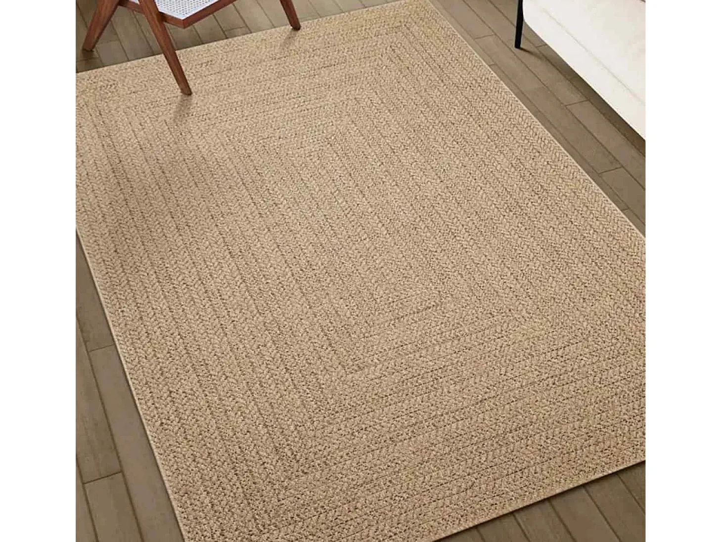 Alfombra ZIZUR 80x200 cm efecto yute para interior y exterior
