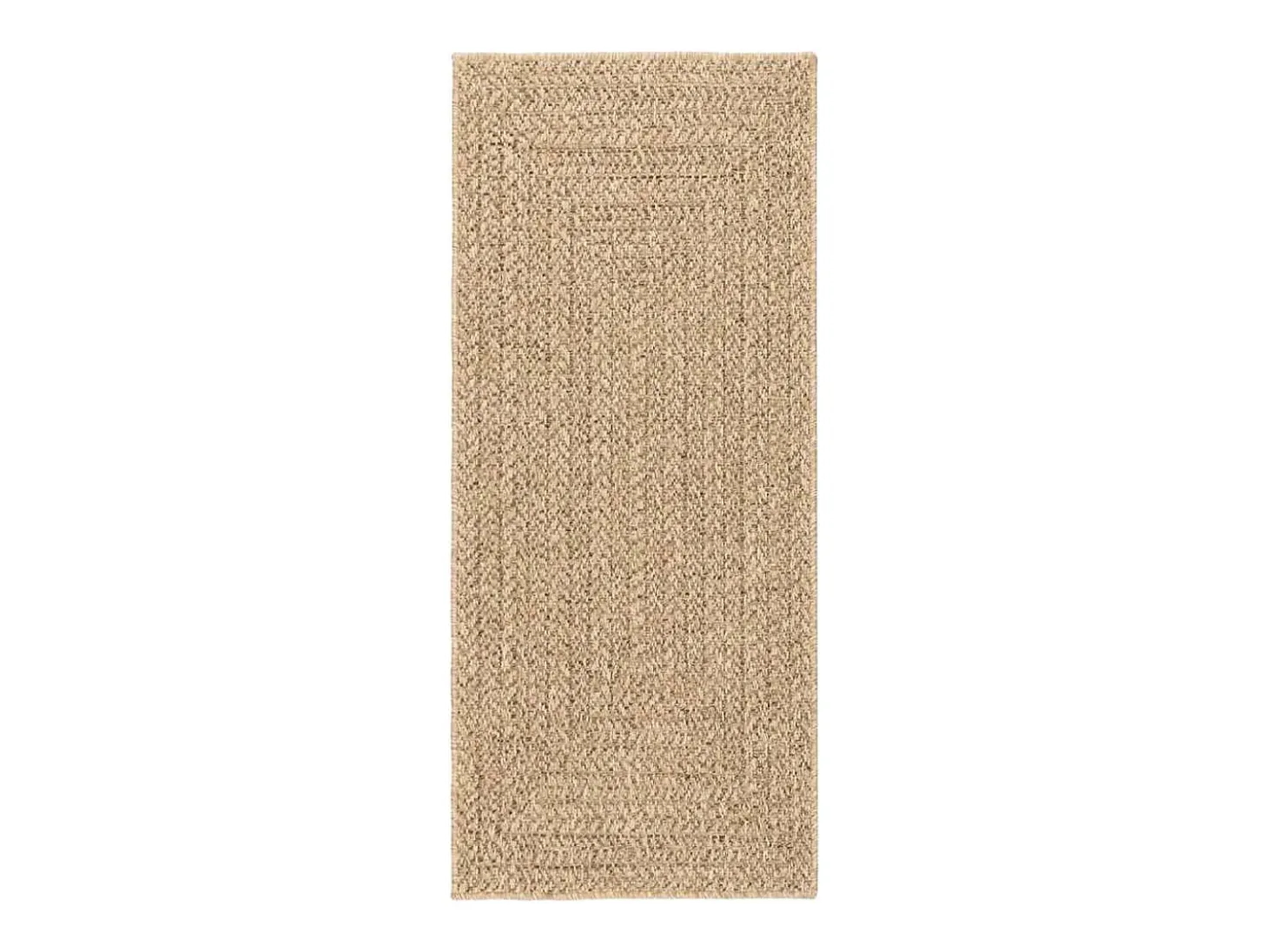 Alfombra ZIZUR 80x200 cm efecto yute para interior y exterior