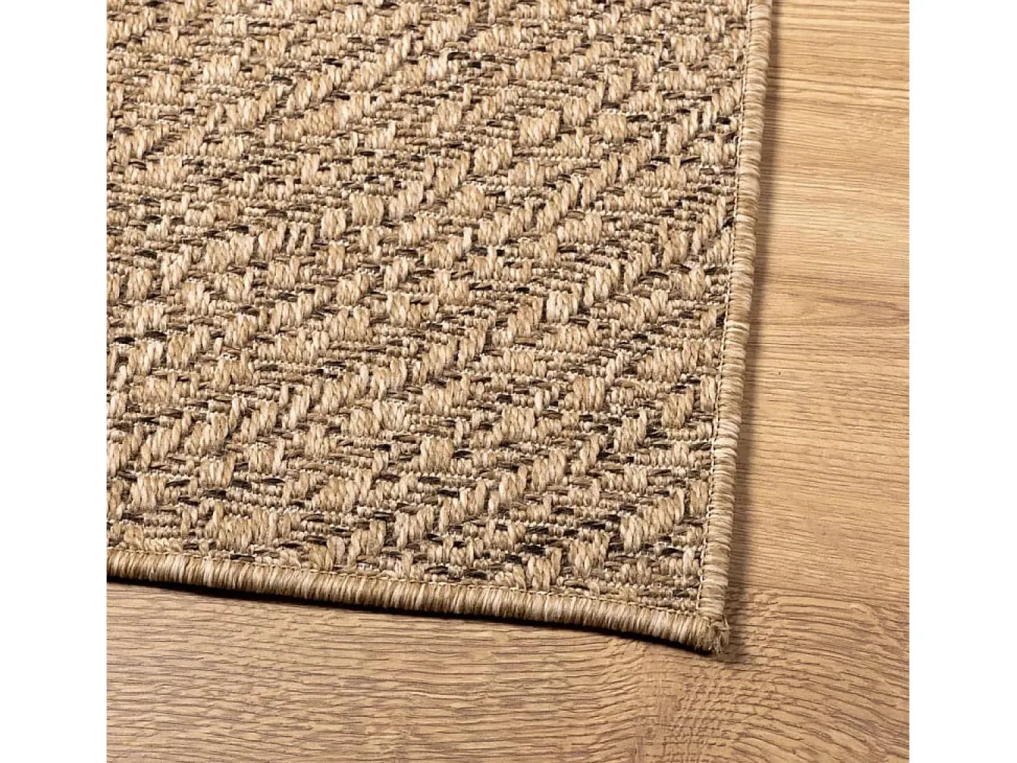 Alfombra ZIZUR 80x150 cm efecto yute para interior y exterior