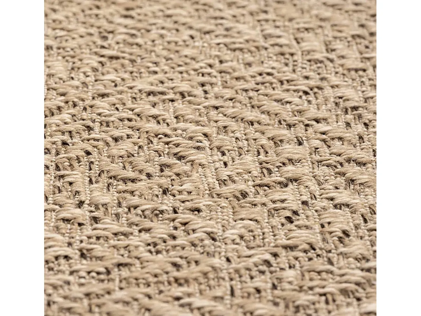 Alfombra ZIZUR 240x340 cm efecto yute para interior y exterior