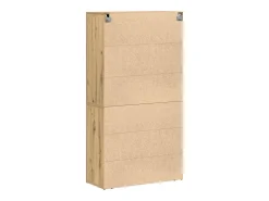 Altillo Roble artisan 80 x 33 x 150 cm Madera contrachapada