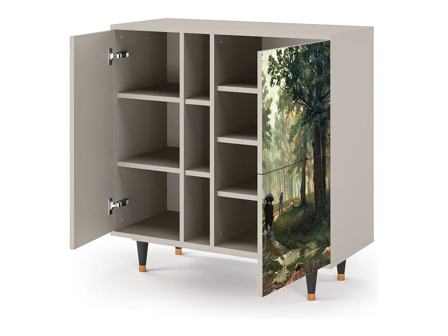 Aparador - 94х96х41 cm - BS5 - Rain in the Oak Forest, Arena